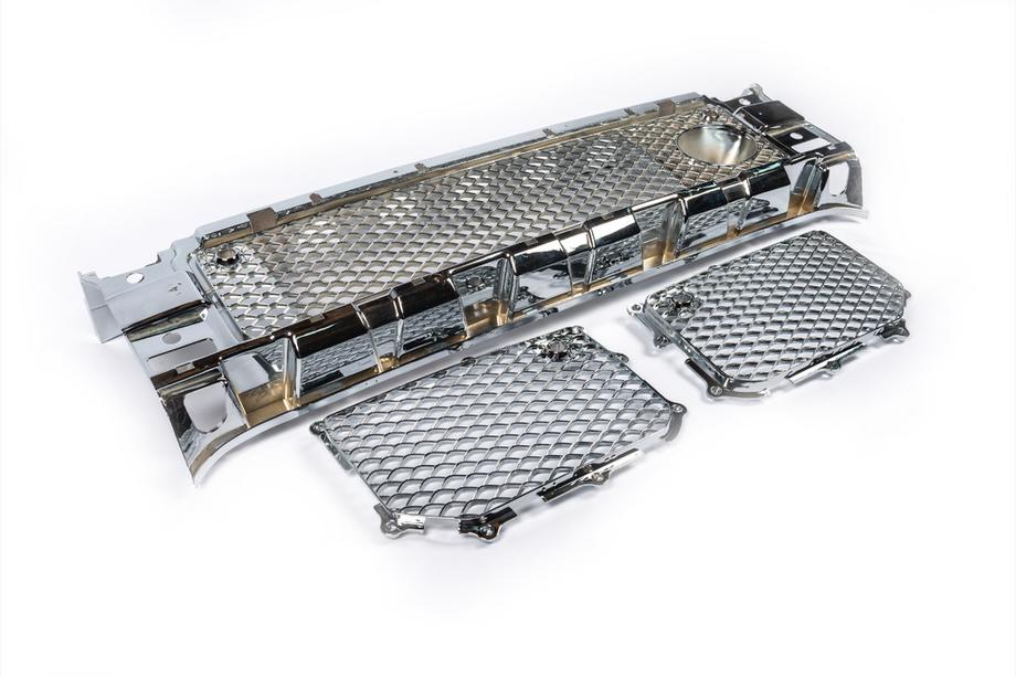 Mercedes G class W463 1990-2018 Set grile bara (AMG, crom) Foto 3