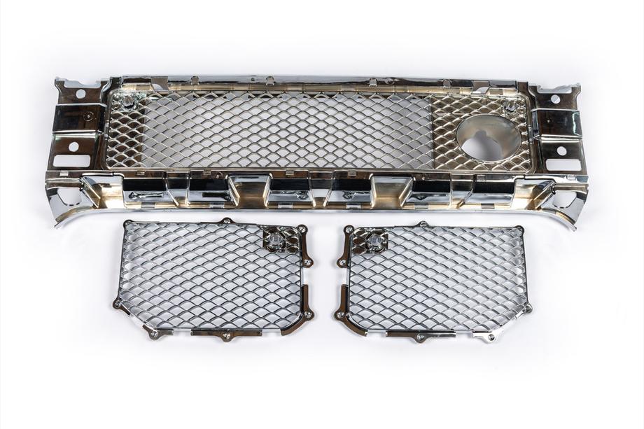 Mercedes G class W463 1990-2018 Set grile bara (AMG, crom) Image