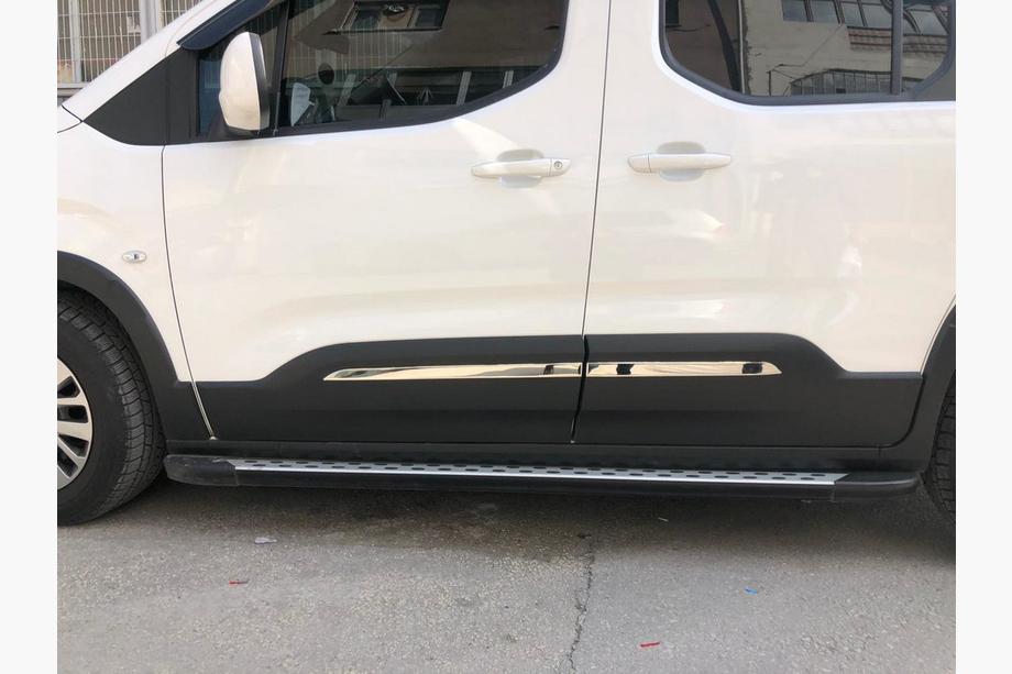 Peugeot Partner/Rifter 2019- Capace pentru Moldinguri Usilor din Otel Inoxidabil Foto 2
