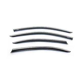 Deflectoare geamuri cu ornament cromat SD (4 buc, Niken) Skoda Superb 2015-2024 foto 4