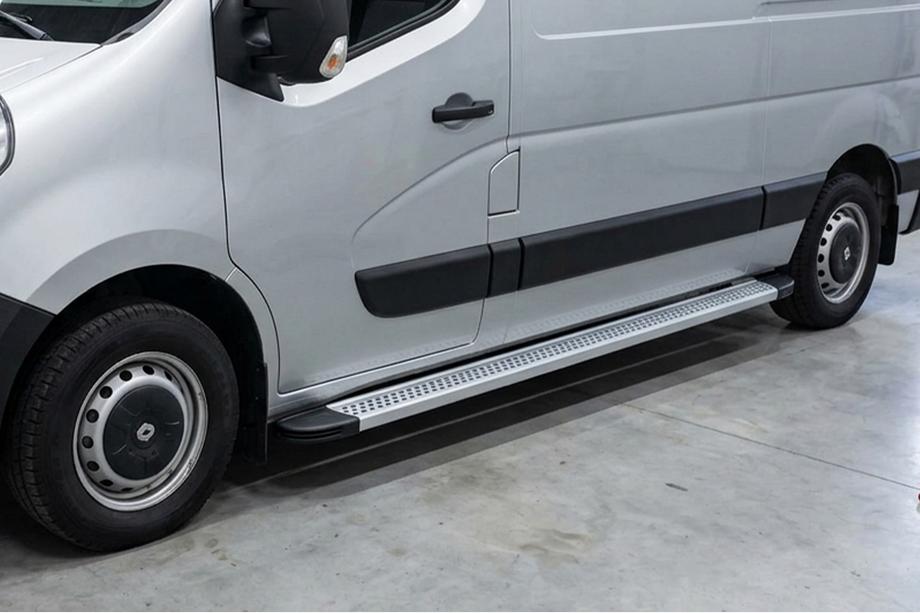 Opel Movano 2010-2021 Praguri Laterale Maya V2 (2 buc, Aluminiu) Ampatament Scurt Foto 1