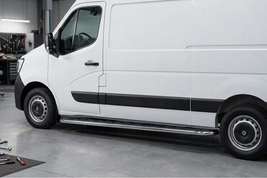 Opel Movano 2010-2021 Praguri Laterale Maydos V1 (2 buc, Aluminiu) Image