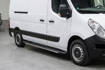 Opel Movano 2010-2021 Praguri laterale Bosphorus Grey (2 buc, aluminiu) foto 1