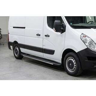 Praguri laterale Bosphorus Grey (2 buc, aluminiu) Opel Movano 2010-2021 foto 1