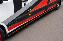 Renault Master 2011-2023 Praguri Laterale Maya Red (2 buc, Aluminiu) foto 1