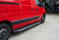 Renault Master 2011-2023 Praguri Laterale Maya V1 (2 buc, Aluminiu) foto 1