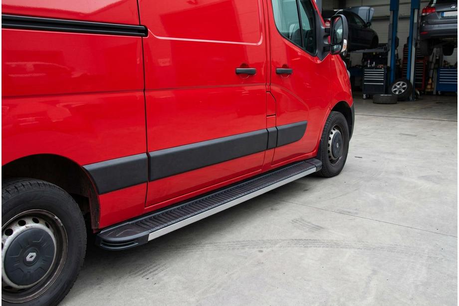 Renault Master 2011-2023 Praguri Laterale Maya V1 (2 buc, Aluminiu) Image