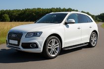 Audi Q5 2008-2017 Praguri laterale Bosphorus Grey (2 buc, aluminiu) foto 1