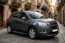 Chevrolet Trax 2012-2023 Praguri laterale Bosphorus Grey (2 buc, aluminiu) foto 1