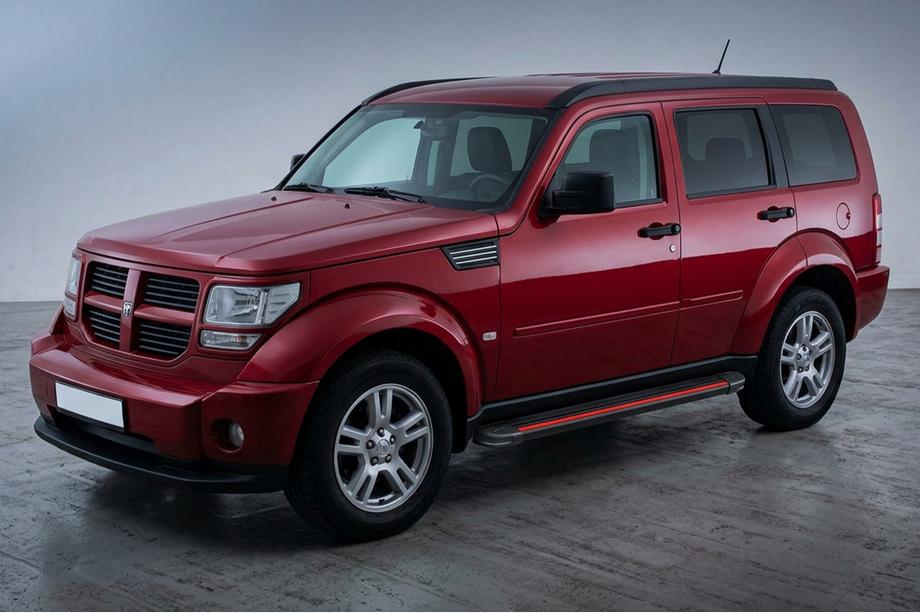 Dodge Nitro 2006-2011 Praguri Laterale Maya Red (2 buc, Aluminiu) Image