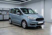 Ford Courier 2014-2023 Praguri Laterale Maydos V2 (2 buc, inox) foto 1