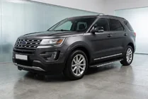 Ford Explorer 2011-2019 Praguri laterale Bosphorus Grey (2 buc, aluminiu) foto 1