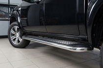 Ford Ranger 2007-2011 Praguri Laterale Maydos V2 (2 buc, inox) foto 1