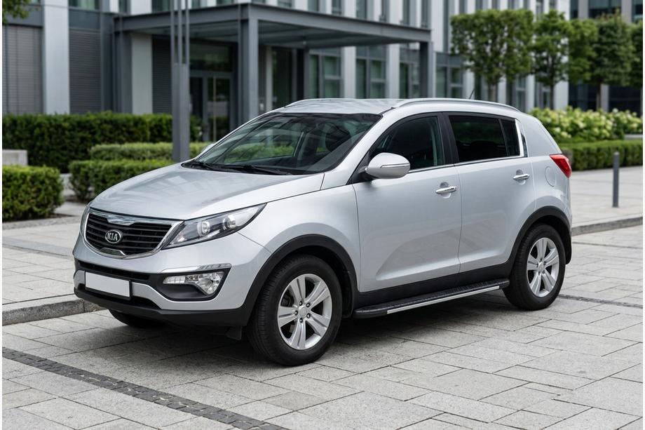 Kia Sportage 2010-2015 Praguri laterale Bosphorus Grey (2 buc, aluminiu) Image