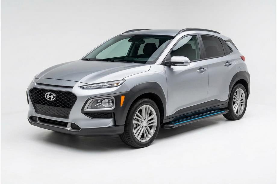 Hyundai Kona 2017-2023 Praguri Laterale Maya Blue (2 buc, Aluminiu) Image