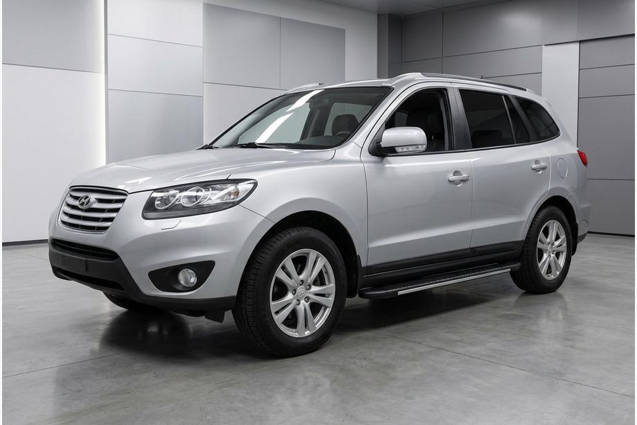 Hyundai Santa Fe 2 2006-2012 Praguri laterale Bosphorus Grey (2 buc, aluminiu) Image