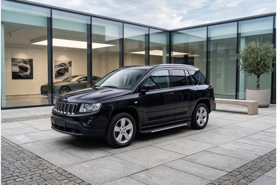 Jeep Compass 2006-2016 Praguri laterale Bosphorus Grey (2 buc, aluminiu) Image