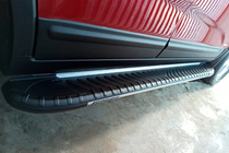 Kia Sorento II XM 2009-2014 Praguri laterale Bosphorus Grey (2 buc, aluminiu) 2013-2016 foto 2