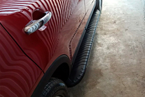 Kia Sorento II XM 2009-2014 Praguri laterale Bosphorus Grey (2 buc, aluminiu) 2013-2016 foto 7