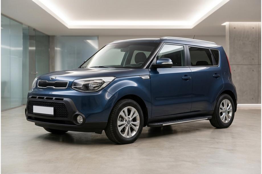 Kia Soul II 2013-2018 Praguri laterale Bosphorus Grey (2 buc, aluminiu) Image