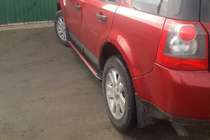 Land Rover Freelander II 2006–2014 Praguri Laterale Maya Red (2 buc, Aluminiu) foto 3