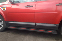 Land Rover Freelander II 2006–2014 Praguri Laterale Maya Red (2 buc, Aluminiu) foto 4