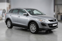 Mazda CX-9 2007-2016 Praguri laterale Bosphorus Grey (2 buc, aluminiu) foto 1
