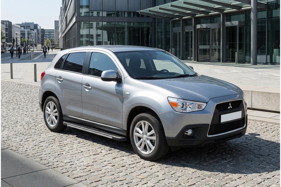Mitsubishi ASX 2010-2023 Praguri laterale Bosphorus Grey (2 buc, aluminiu) Image