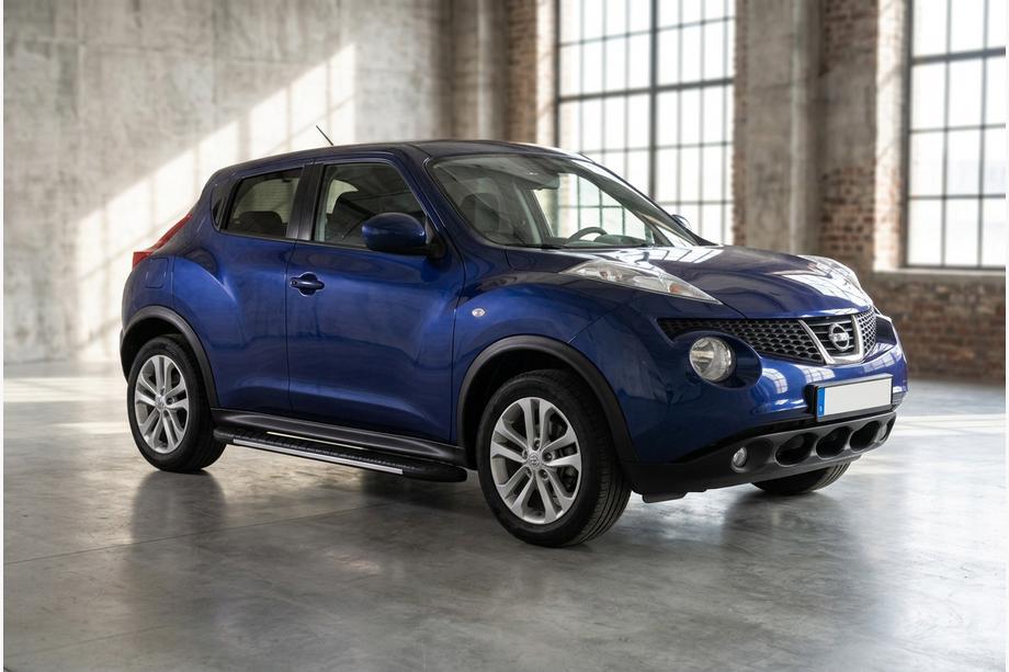 Nissan Juke 2010-2019 Praguri laterale Bosphorus Grey (2 buc, aluminiu) Image