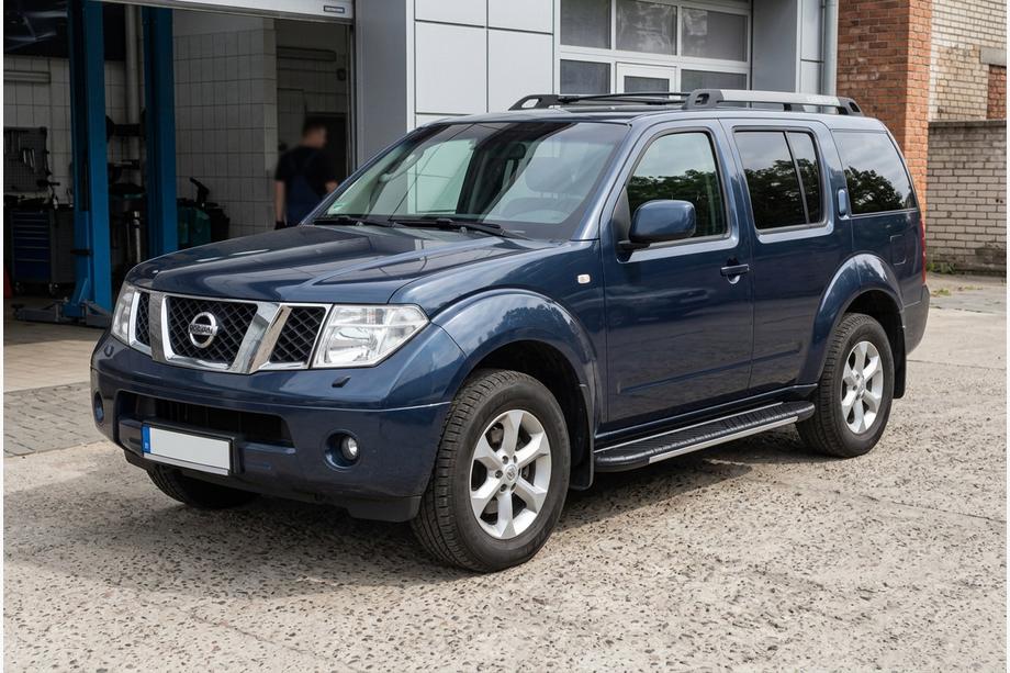 Nissan Pathfinder R51 2005-2014 Praguri laterale Bosphorus Grey (2 buc, aluminiu) Image