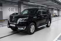Nissan Patrol Y62 2010-2024 Praguri Laterale Maya V2 (2 buc, Aluminiu) foto 1