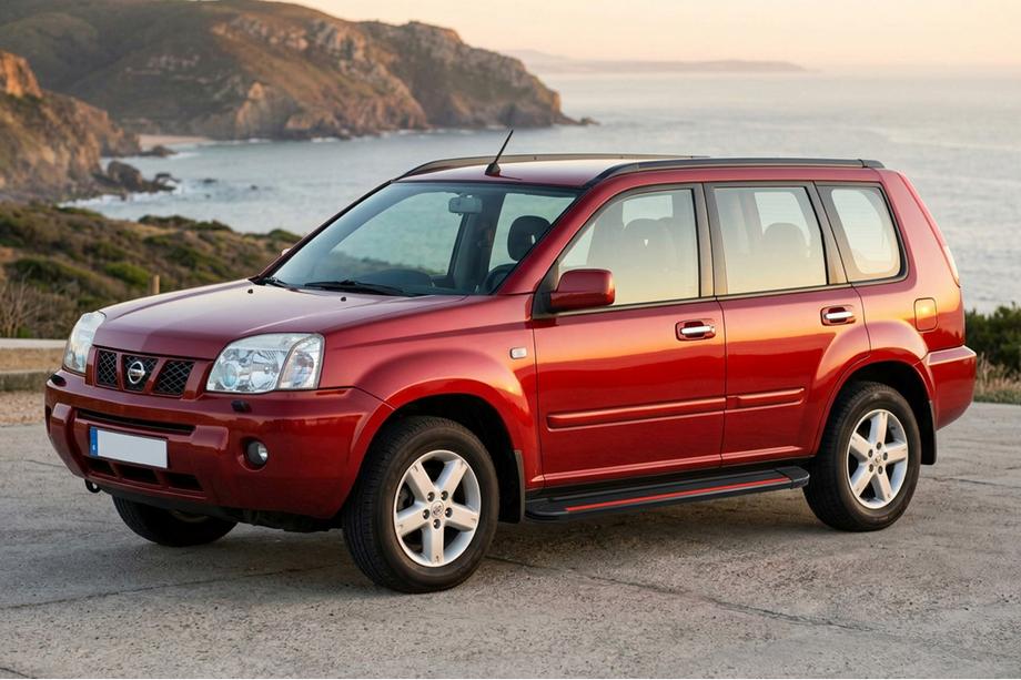 Nissan X-trail T30 2002-2007 Praguri Laterale Maya Red (2 buc, Aluminiu) Image
