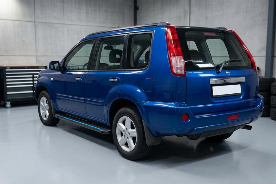 Nissan X-trail T30 2002-2007 Praguri Laterale Maya Blue (2 buc, Aluminiu) Image
