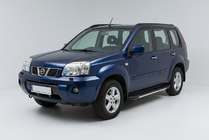 Nissan X-trail T30 2002-2007 Praguri laterale Bosphorus Grey (2 buc, aluminiu) foto 1