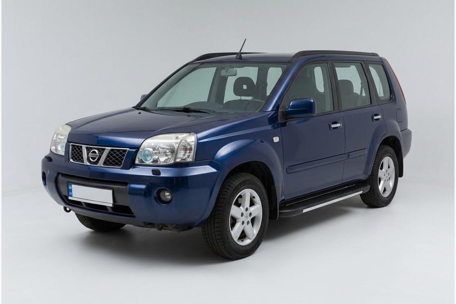 Nissan X-trail T30 2002-2007 Praguri laterale Bosphorus Grey (2 buc, aluminiu) Image