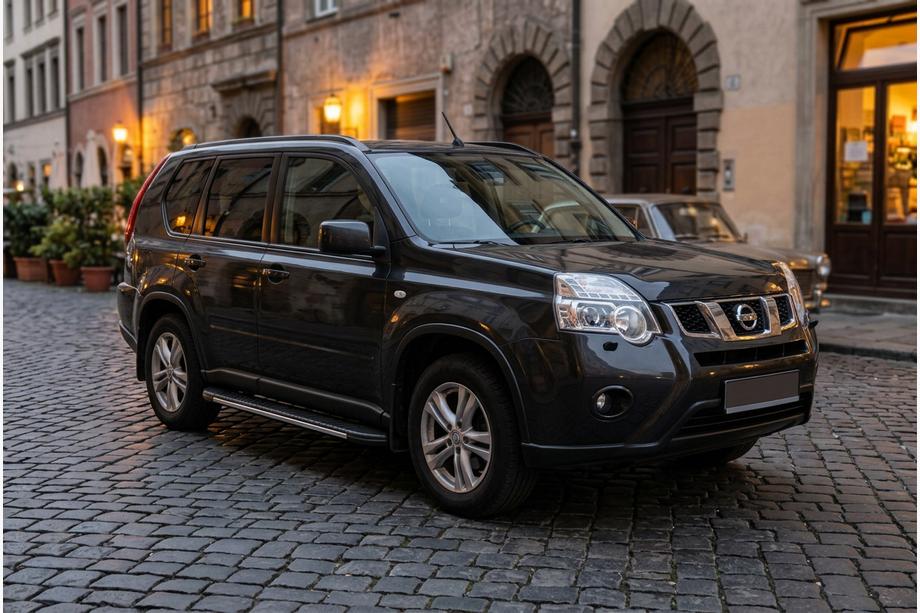 Nissan X-trail T31 2007-2014 Praguri laterale Bosphorus Grey (2 buc, aluminiu) Image