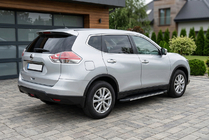 Nissan X-trail T32/Rogue 2014-2021 Praguri laterale Bosphorus Grey (2 buc, aluminiu) foto 1
