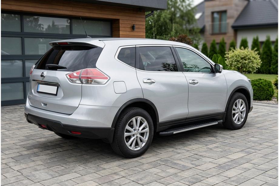 Nissan X-trail T32/Rogue 2014-2021 Praguri laterale Bosphorus Grey (2 buc, aluminiu) Image