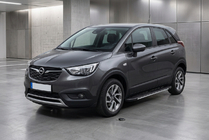 Opel Crossland X 2017-2024 Praguri laterale Bosphorus Grey (2 buc, aluminiu) foto 1