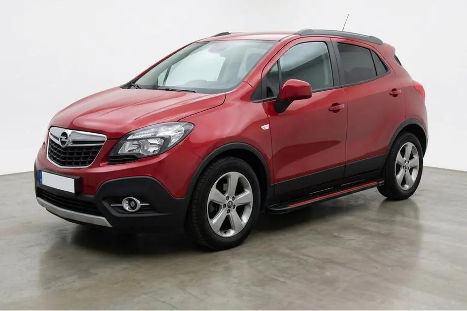 Opel Mokka 2012-2021 Praguri Laterale Maya Red (2 buc, Aluminiu) Image