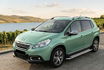 Peugeot 2008 2013-2019 Praguri Laterale Maydos V2 (2 buc, Aluminiu si Otel Inoxidabil) foto 1