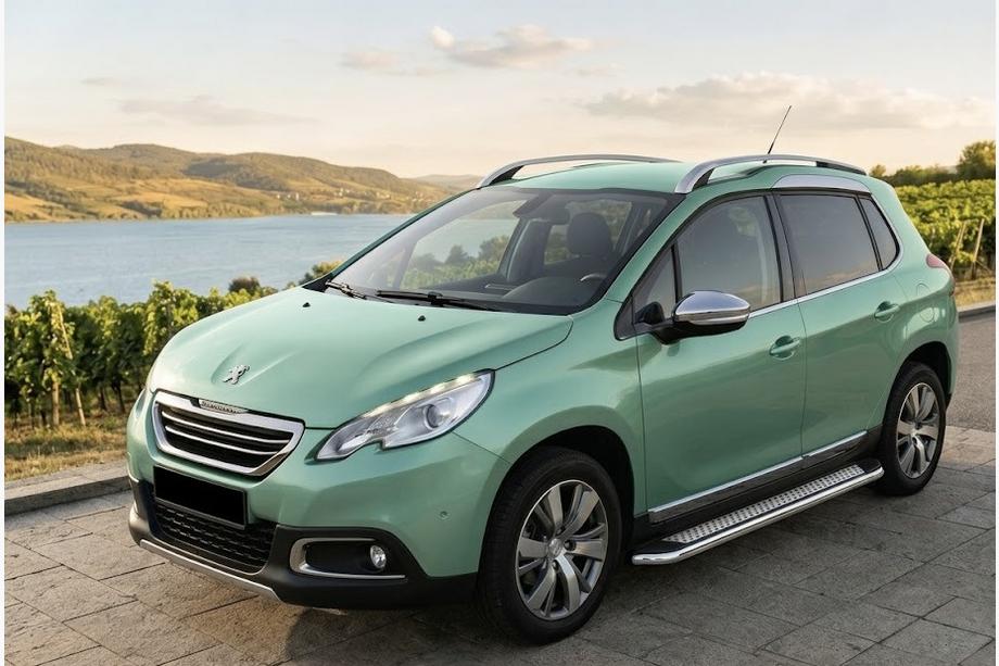 Peugeot 2008 2013-2019 Praguri Laterale Maydos V2 (2 buc, Aluminiu si Otel Inoxidabil) Image