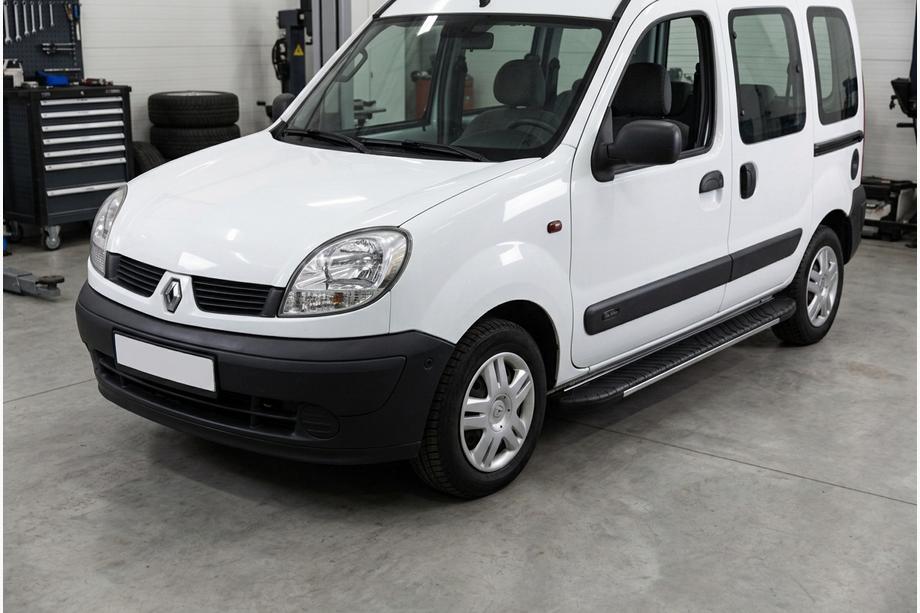 Renault Kangoo 1998-2008 Praguri laterale Bosphorus Grey (2 buc, aluminiu) Image