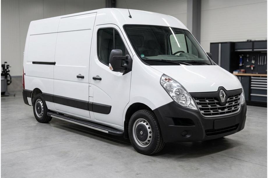 Renault Master 2011-2023 Praguri laterale Bosphorus Grey (2 buc, aluminiu) Image
