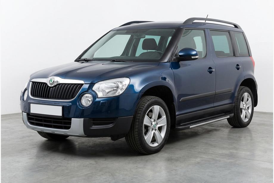 Skoda Yeti 2009-2017 Praguri laterale Bosphorus Grey (2 buc, aluminiu) Image
