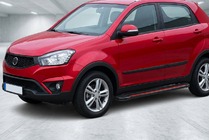 SsangYong Korando 2010-2019 Praguri Laterale Maya Red (2 buc, Aluminiu) foto 1