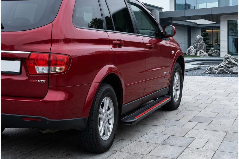 SsangYong Kyron 2005-2014 Praguri Laterale Maya Red (2 buc, Aluminiu) Image