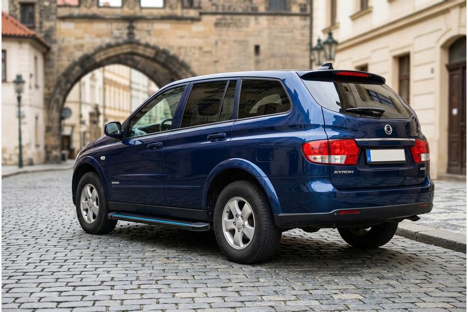SsangYong Kyron 2005-2014 Praguri Laterale Maya Blue (2 buc, Aluminiu) Image