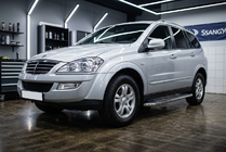 SsangYong Kyron 2005-2014 Praguri Laterale Maydos V2 (2 buc, Aluminiu si Otel Inoxidabil) foto 1