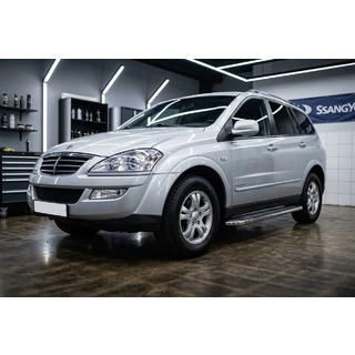 Praguri Laterale Maydos V2 (2 buc, Aluminiu si Otel Inoxidabil) SsangYong Kyron 2005-2014 foto 1
